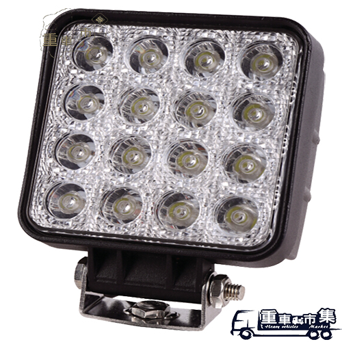 [重車市集] 48W聚光方形白光LED工作燈 照明燈
