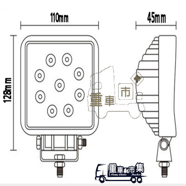 重車市集,27W,LED照明燈